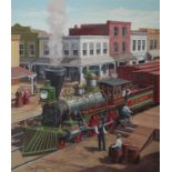 J. Craig Thorpe (B. 1948) "California Locomotive"