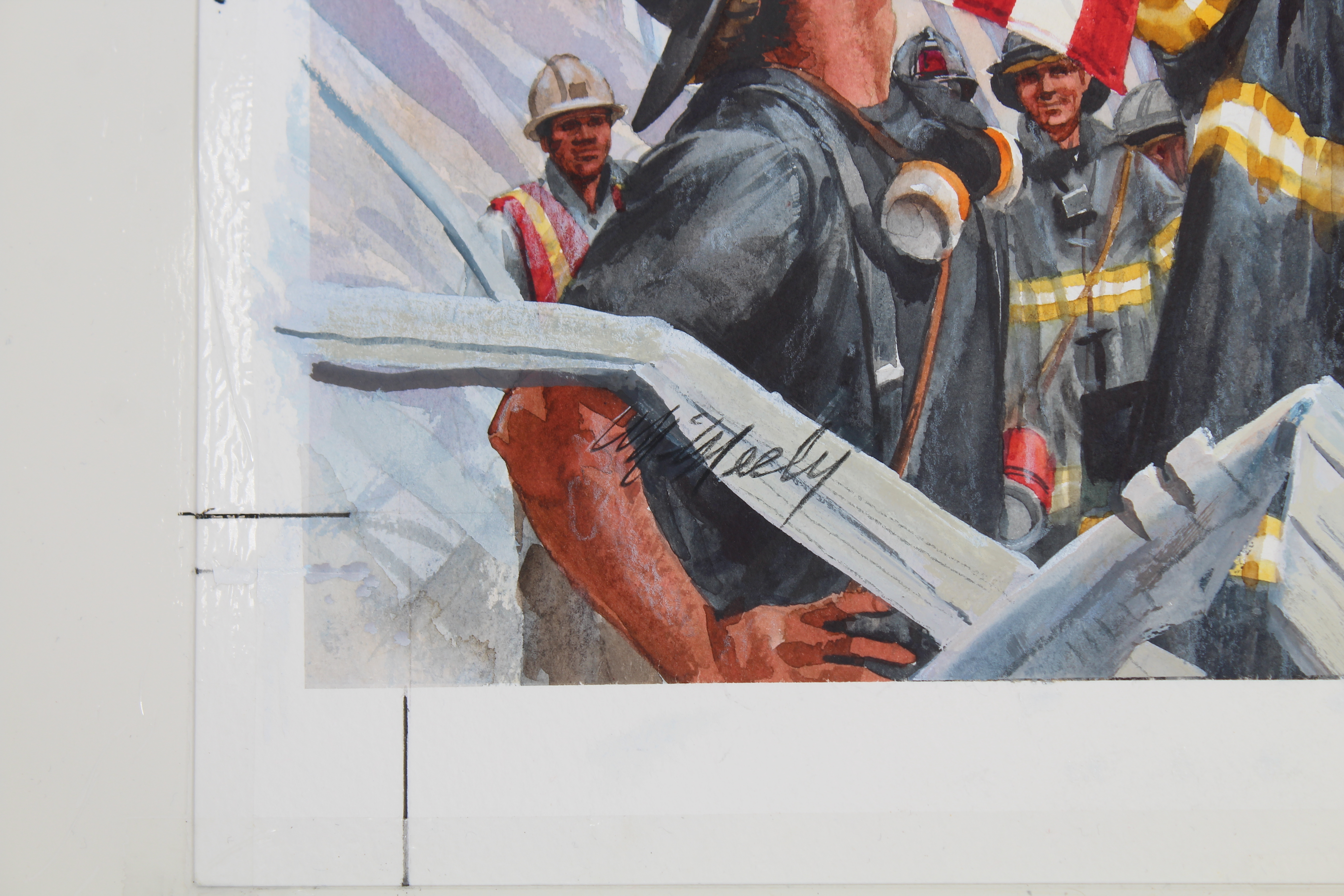 Tom McNeely (B. 1935) "9/11 Fireman" - Image 3 of 4