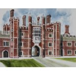 Ronald Maddox (B. 1930) Hampton Court Palace W/C