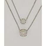 14K White Gold & 2.2ctw Diamond Necklace