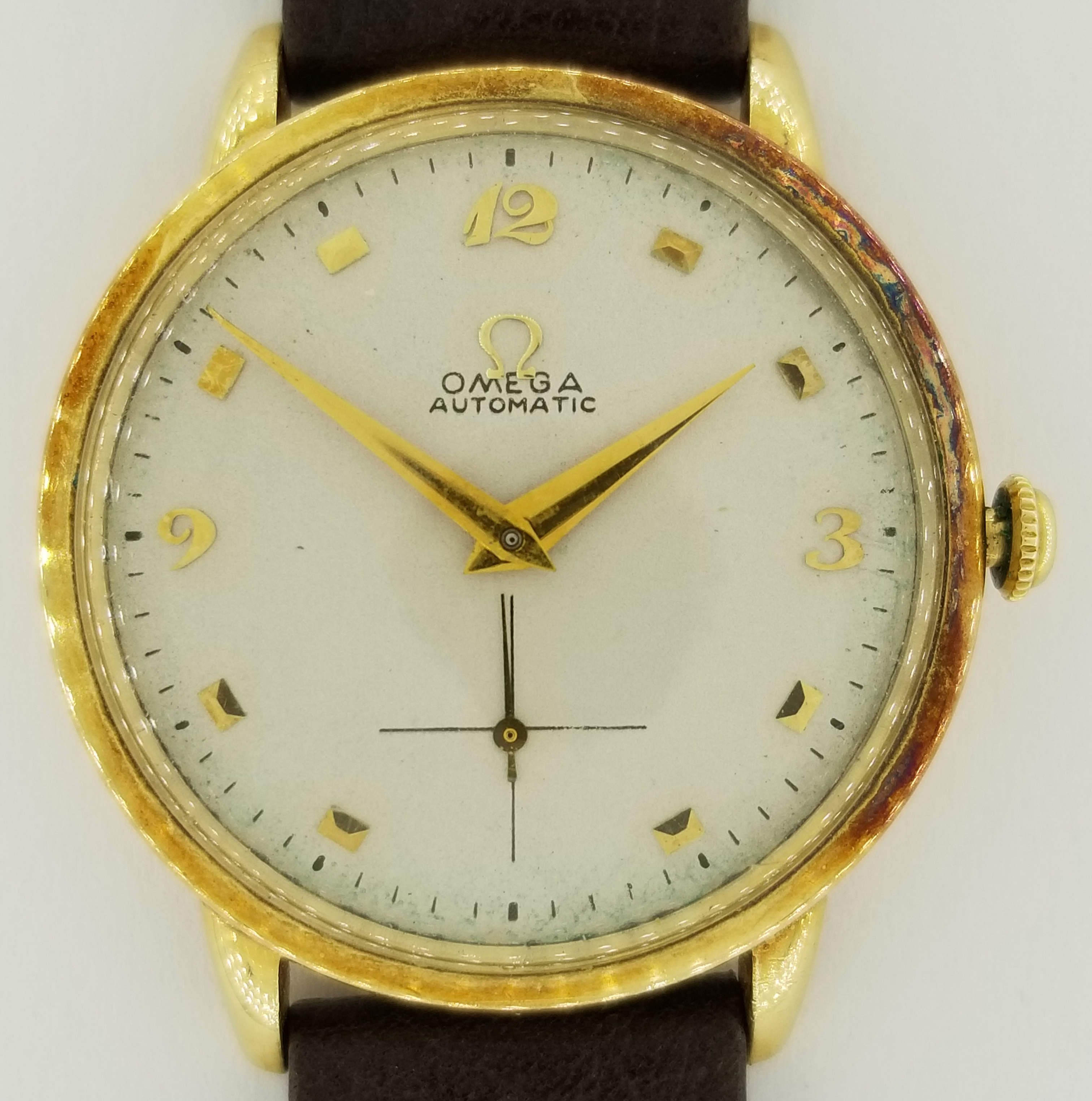 Vintage 14K Gold Omega Watch - Image 3 of 8