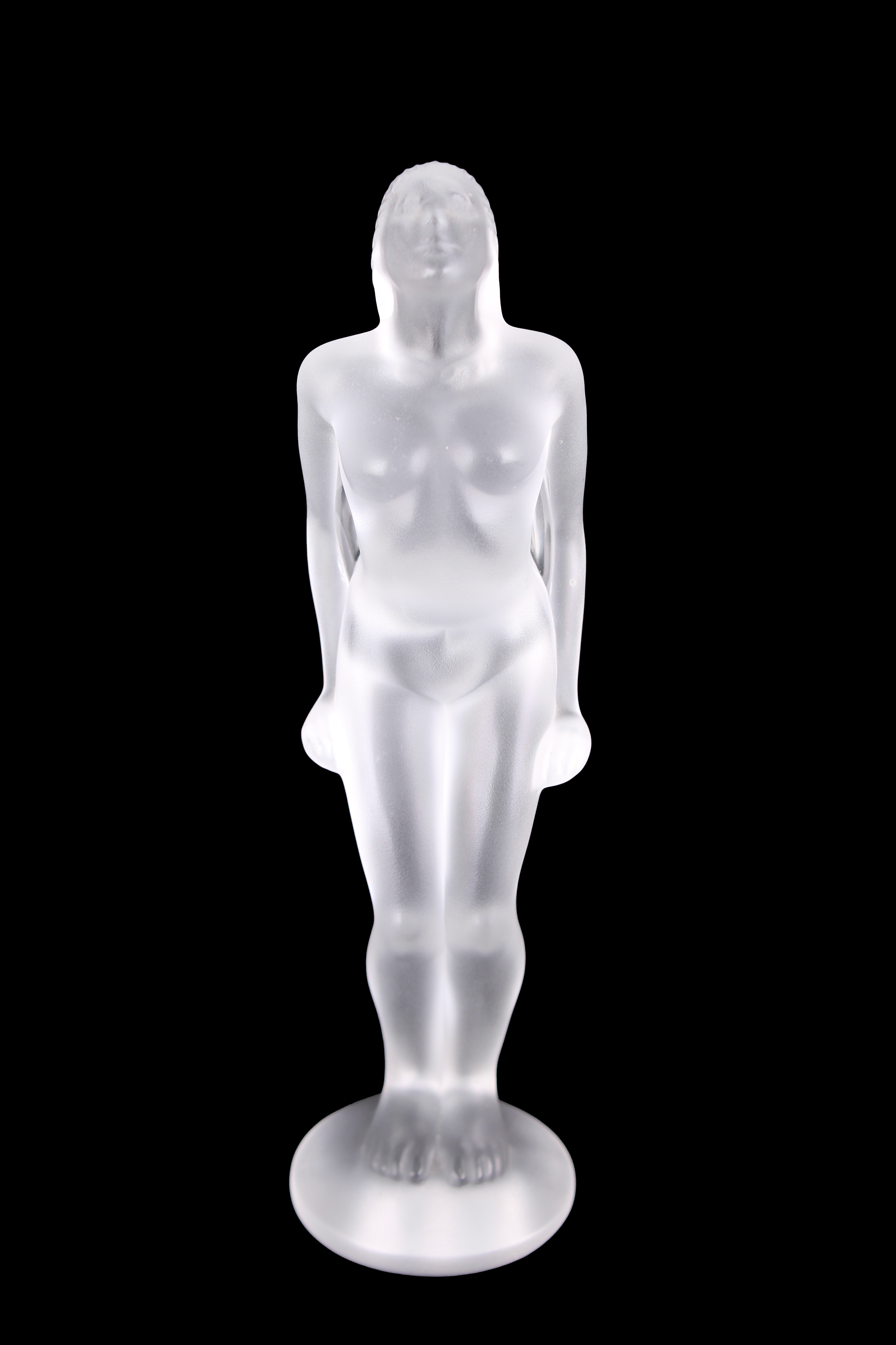 LALIQUE Signed Standing Nude Figure - Image 2 of 6