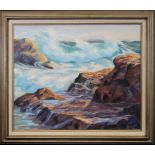 Hagopian, Signed New England Coastal Scene