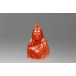 Chinese Carved Carnelian Figure