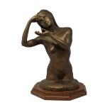Rich Hager (20th C.) Female Nude Sculpture