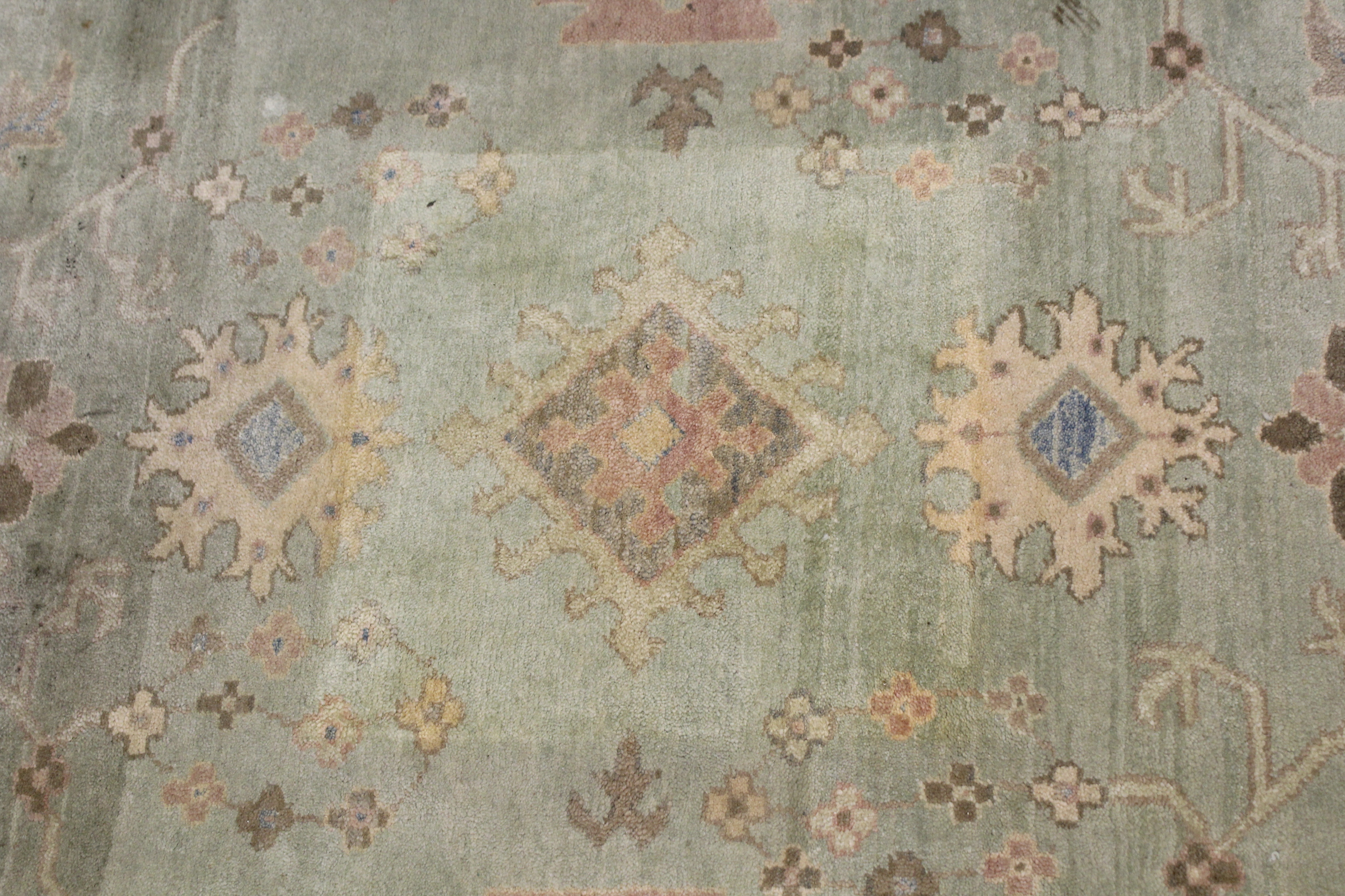 Large Semi-Antique Turkish Oushak Rug - Image 2 of 4