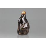 Chinese Carved Rat Form Snuff Bottle