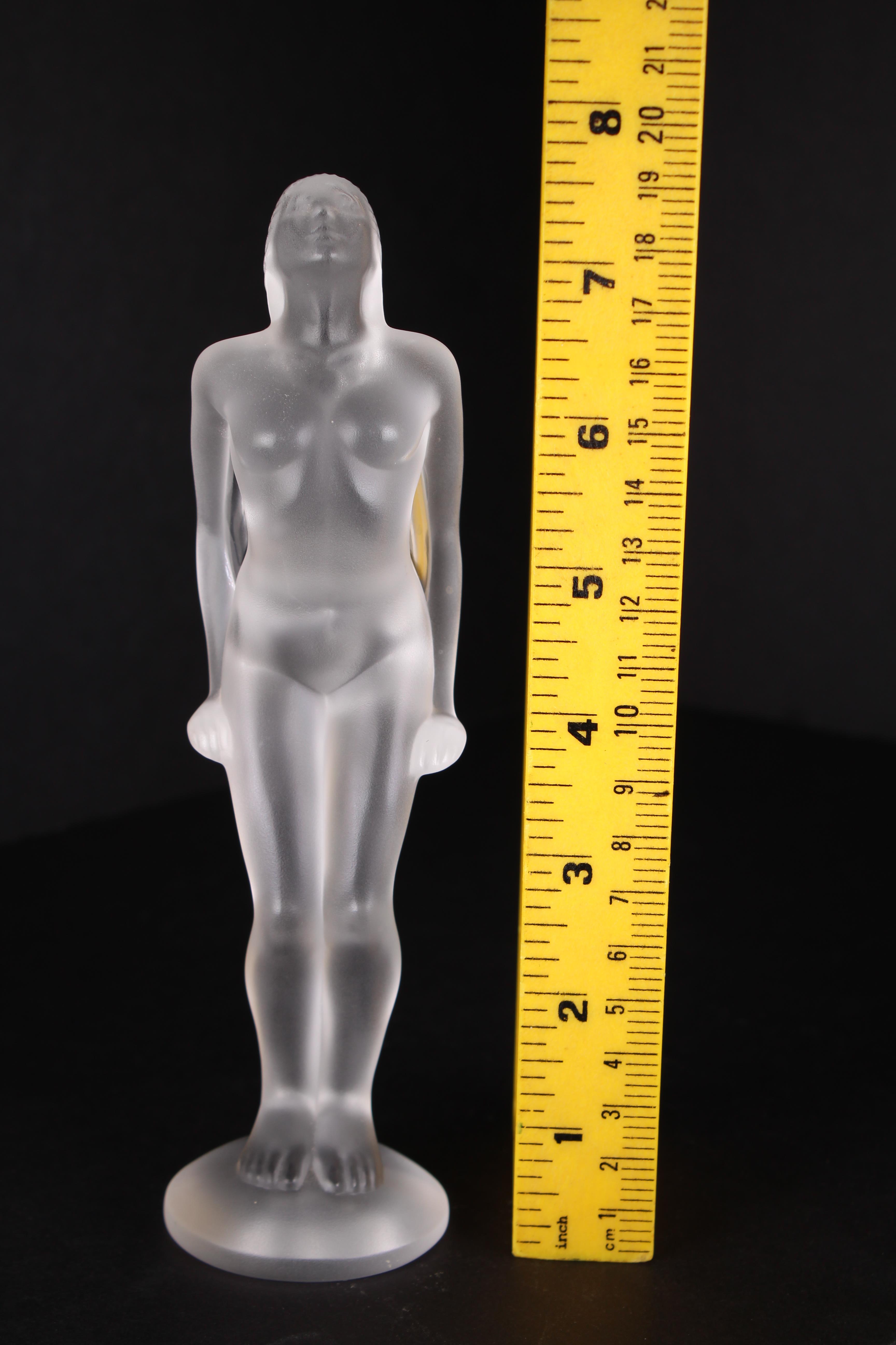 LALIQUE Signed Standing Nude Figure - Image 6 of 6