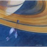 Mark Schuler (B. 1951) First Flyby of Saturn 1979