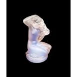 LALIQUE Signed Lilac Nude Figure