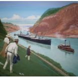 Ed Vebell (1921 - 2018) Panama Canal Opens