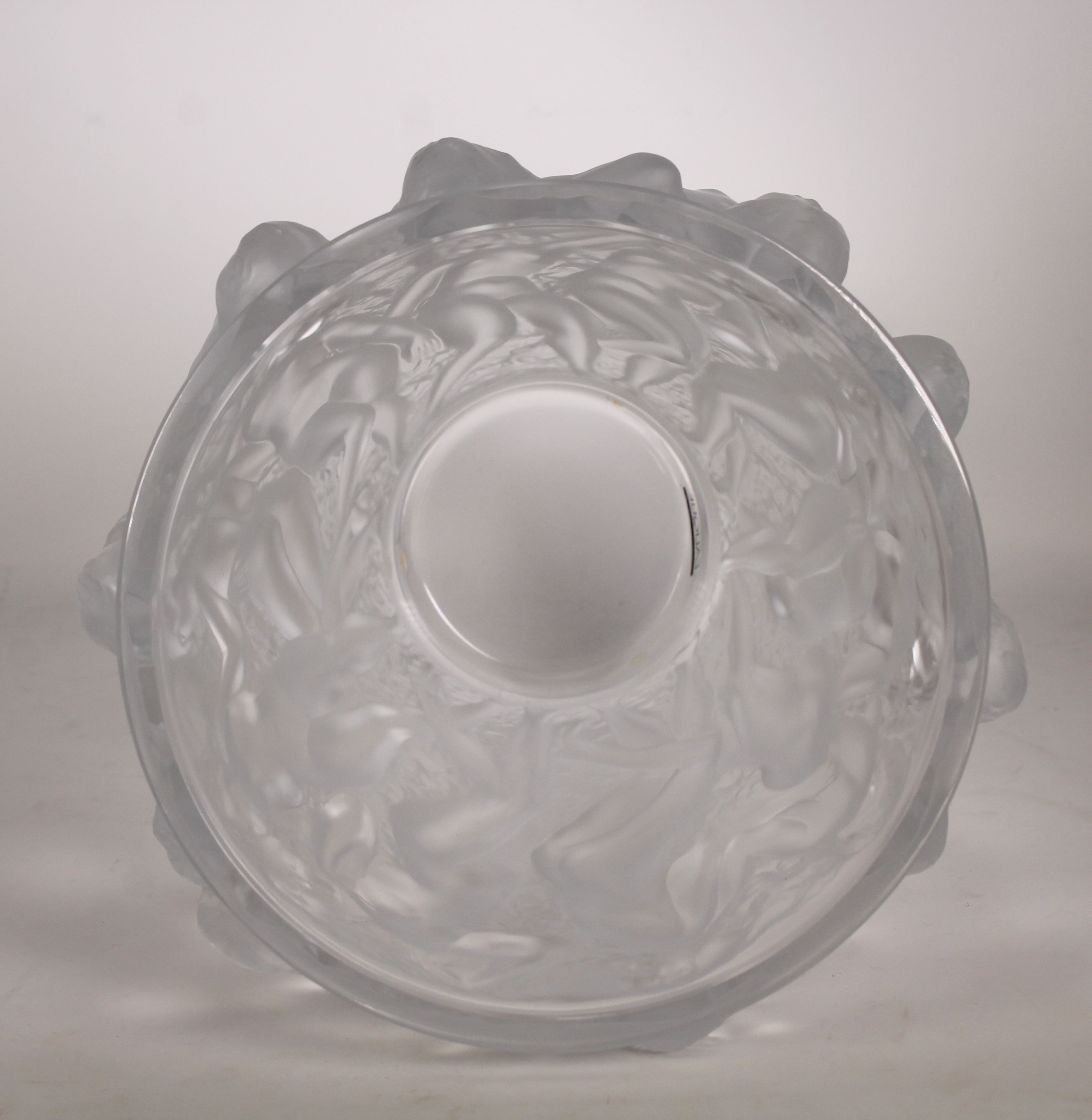 Lalique Crystal 'Bacchantes' Vase - Image 6 of 8