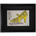 After Andy Warhol, Marker Drawing of Heel