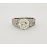 2.01ct Diamond & Platinum Engagement Ring