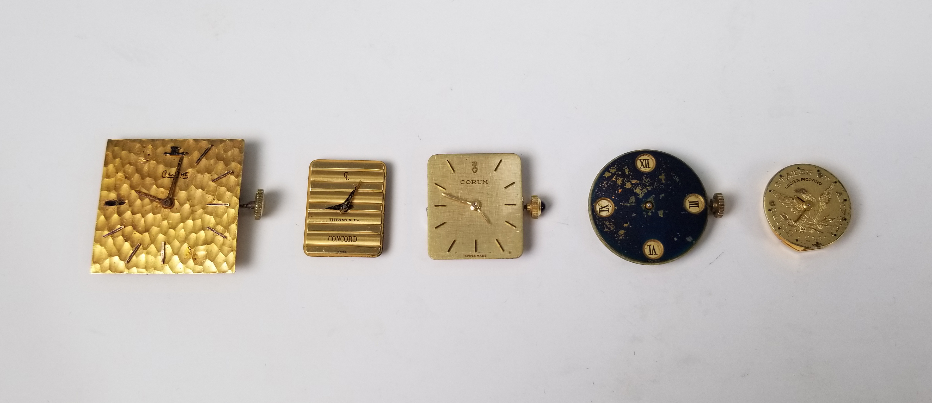 Lot of (5) Assorted Time Pieces