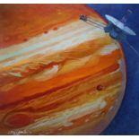 Mark Schuler (B. 1951) First Flyby of Jupiter 1973