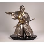 Signed, Chinese Guardian Figure on Stand