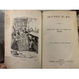 Antiquarian Books: "Charles Dickens Sketches" by Boz 1850 first edition.