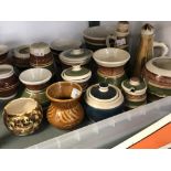 20th cent. Ceramics: A large selection of Welsh pottery, Rhoyader, Dragon Pottery, vinegar and oil