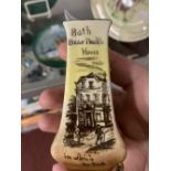 Royal Doulton: 'Old Bath' four sided, miniature, with studies of Bath Abbey, Beau Nash's House,