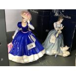Royal Doulton Figurines: Lorraine HN 3118, Figure of the Year Mary HN 3375. Both boxed (2).