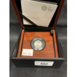 GB Queen Elizabeth platinum Britannia £25 proof issue. 7.85g.