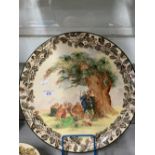 Royal Doulton: Under the Greenwood Tree Series, large charger. Dia. 15ins.