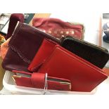 Fashion: Leather purses and card cases, and glasses purse.