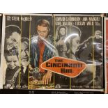 Film Posters: Steve McQueen's The Cincinnati Kid. (Some edge tears.) 39ins. x 30ins.