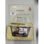 Toys: Matchbox Models of Yesteryear, code 2, issue Y12 Ford Model T Van 'Bang & Olufsen' white