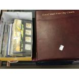 Stamps: 19th/20th cent. Grafton album of mainly used World stamps, plus a second album of GB,