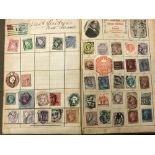 Stamps: Album containing mainly used World stamps from the 19th and early 20th cent.