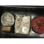 The Samuel Smith Collection: Two telescopic stirrup cups, spring coin holder for old UK coins, and a