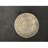Silver Coins: Elizabeth I milled 'Briot' sixpence 1561-62 star M.M tall bust type spink 2594.
