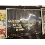 Film Posters: David Bowie, The Man That Fell to Earth. (Some edge tears.) 30ins. x 39ins.