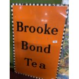 Advertising: Brooke Bond Tea enamel sign 30ins. x 19ins. plus one other for Wills Cold Flakes (2).