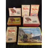 TOYS & PASTIMES: Boxed jigsaw puzzles to included Chad Valley, Cunard, Carmania, Berengaria, etc (