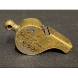 R.M.S. TITANIC - FIFTH OFFICER HAROLD GODFREY LOWE: Officer Lowe's personal officer's whistle,