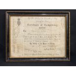 R.M.S. TITANIC - FIFTH OFFICER HAROLD GODFREY LOWE: Harold Lowe's certificate of competency as a