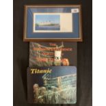 R.M.S. TITANIC: Memorabilia relating to the late Steve Rigby's dive to the wreck of the Titanic on