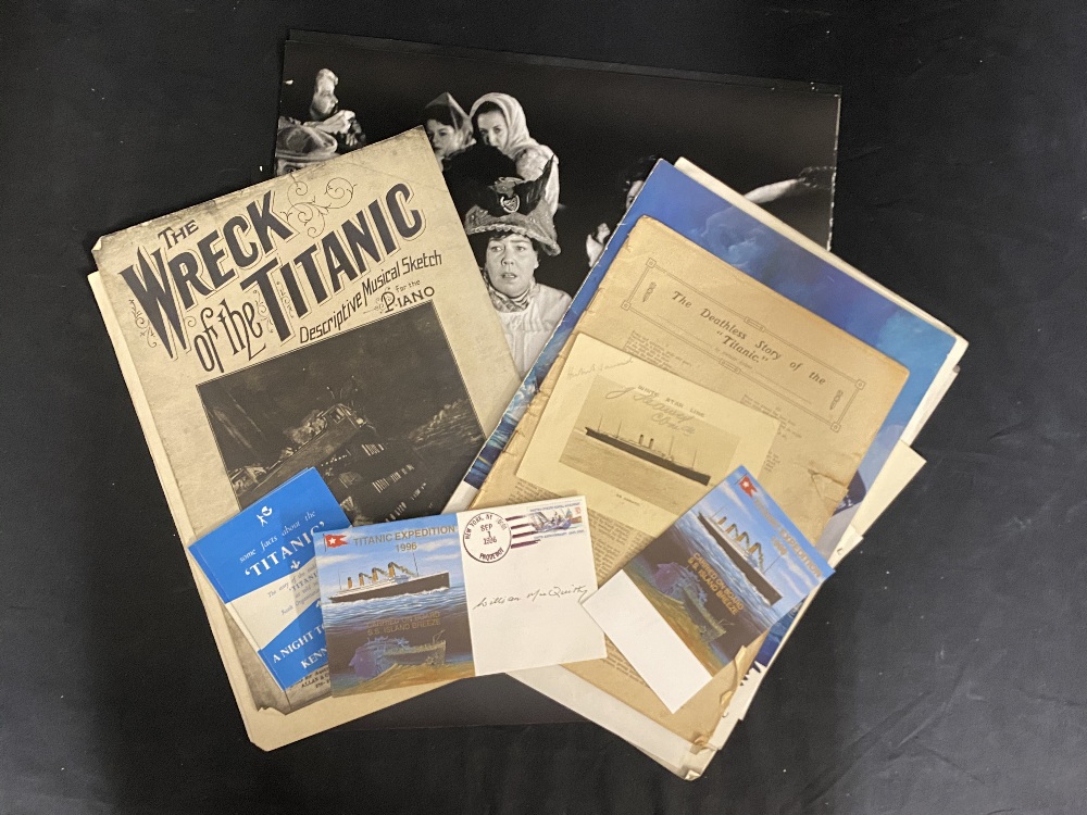 THE WILLIAM MACQUITTY COLLECTION: "A Night to Remember" promotional material plus other related