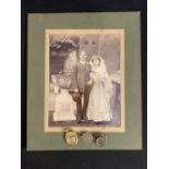 R.M.S. TITANIC - THE SAMUEL ALFRED SMITH ARCHIVE: Samuel & Lily Smith's wedding photo, sold complete
