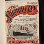 BOOKS: Special souvenir number of "The Aquitania Shipbuilder" June 1914, first edition.
