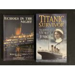 R.M.S. TITANIC - BOOKS: Large collection of Titanic related fiction, non-fiction and reference