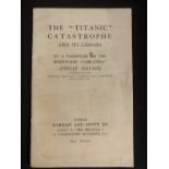 BOOKS: "The Titanic Catastrophe & Its Lessons" by a passenger of rescue ship Carpathia Philip Mauro,