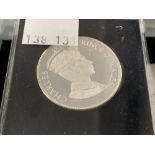Coins: Silver Investiture 1st July 1969 Britannia silver crown 2922/5000 John Pinches mint.