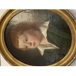 19th cent. Enhanced pastel study of Captain George Pastnell plus oil on canvas of a young boy.