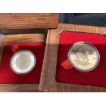 Numismatics: Gold South Africa 2007 Krugerrand plus Kruger medallion limited edition 500 proof,