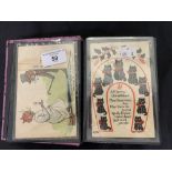 Postcards: Edwardian & later, 39 cat themed postcards including 11 Louis Wain's.