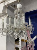 20th cent. Decorative 12 branch chandeliers - a pair.